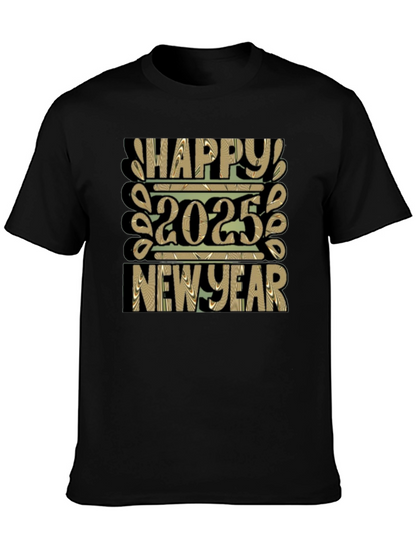 Happy 2025 New Year Graphic Tee