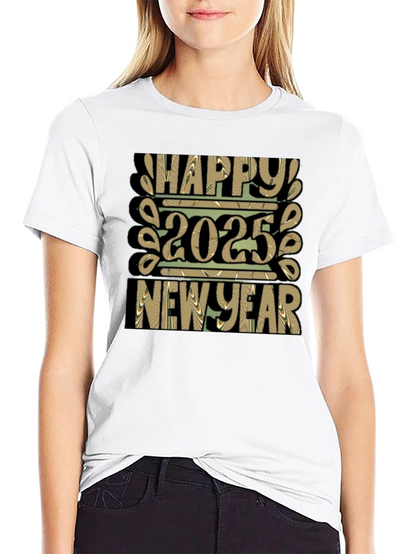 Happy 2025 New Year Graphic Tee