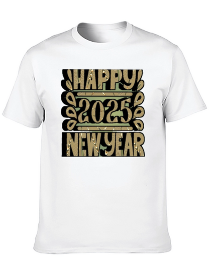 Happy 2025 New Year Graphic Tee