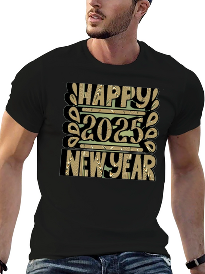 Happy 2025 New Year Graphic Tee