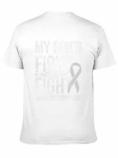 Brain Cancer Awareness T-Shirt - My Sons Fight