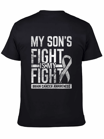 Brain Cancer Awareness T-Shirt - My Sons Fight