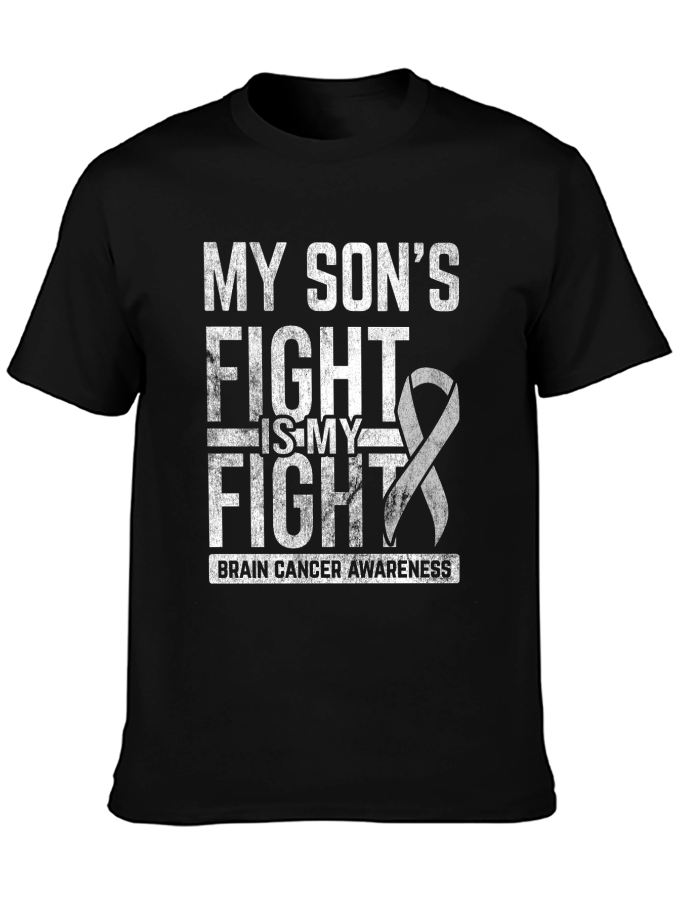 Brain Cancer Awareness T-Shirt - My Sons Fight