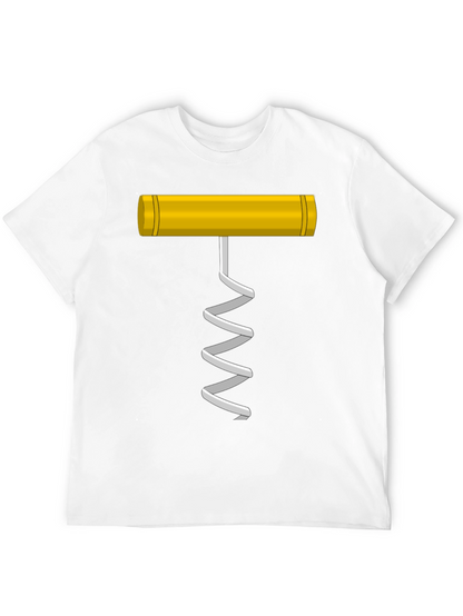 Wine Opener Graphic T-Shirt - Funny Sommelier Tee