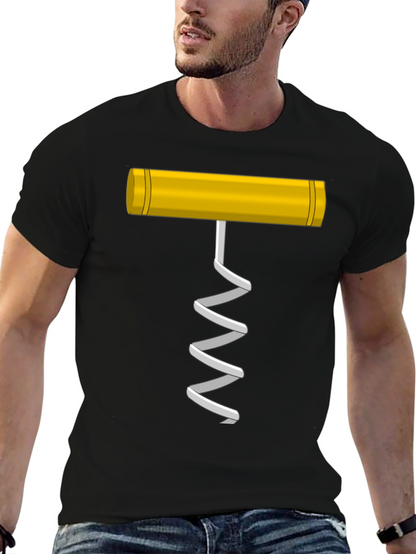 Wine Opener Graphic T-Shirt - Funny Sommelier Tee