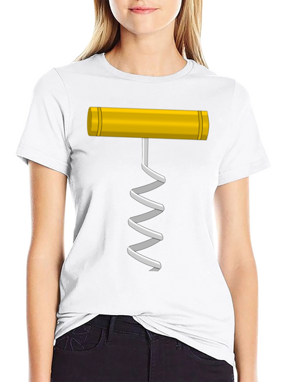 Wine Opener Graphic T-Shirt - Funny Sommelier Tee