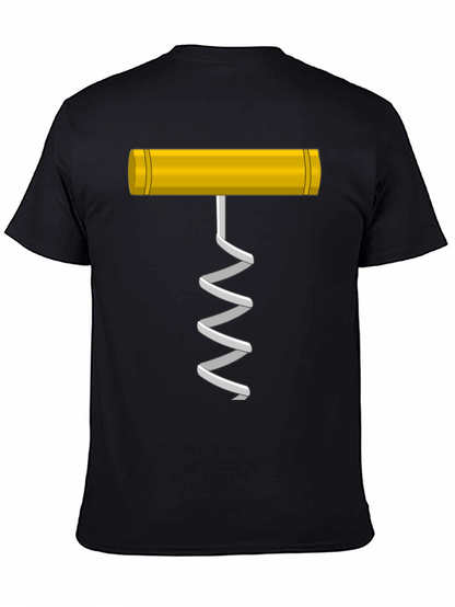 Wine Opener Graphic T-Shirt - Funny Sommelier Tee
