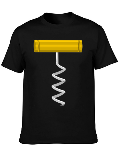 Wine Opener Graphic T-Shirt - Funny Sommelier Tee