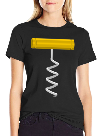 Wine Opener Graphic T-Shirt - Funny Sommelier Tee