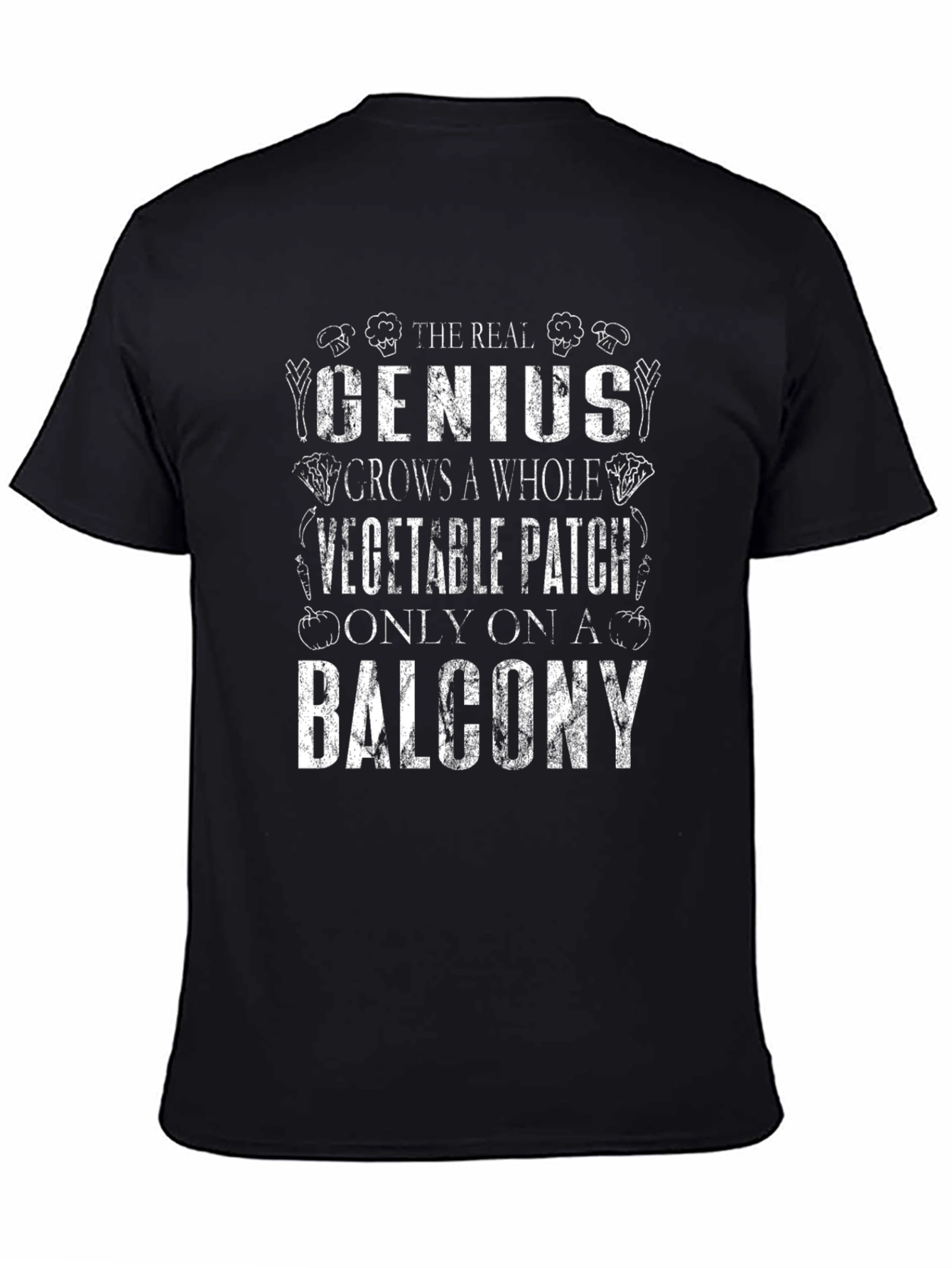 Gardening Genius T-Shirt: Balcony Vegetable Patch Tee