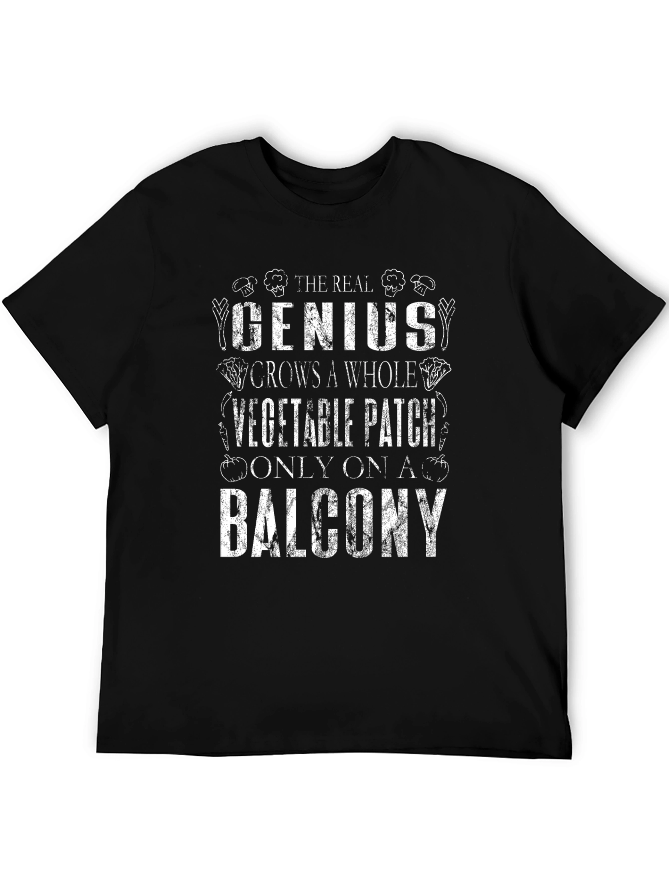 Gardening Genius T-Shirt: Balcony Vegetable Patch Tee