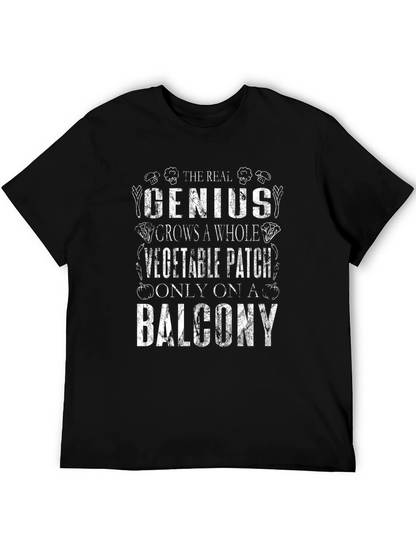 Gardening Genius T-Shirt: Balcony Vegetable Patch Tee
