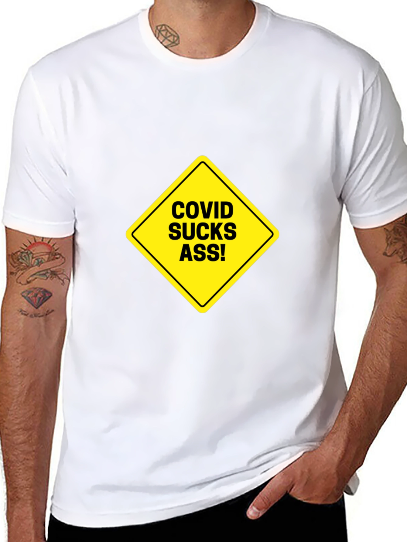 COVID Sucks Graphic Tee - Adult Humor