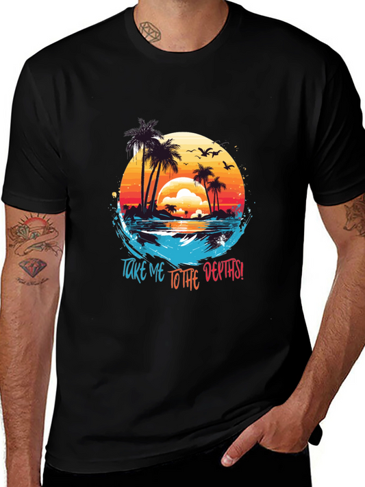 Tropical Island T-Shirt: Take Me To The Depths!