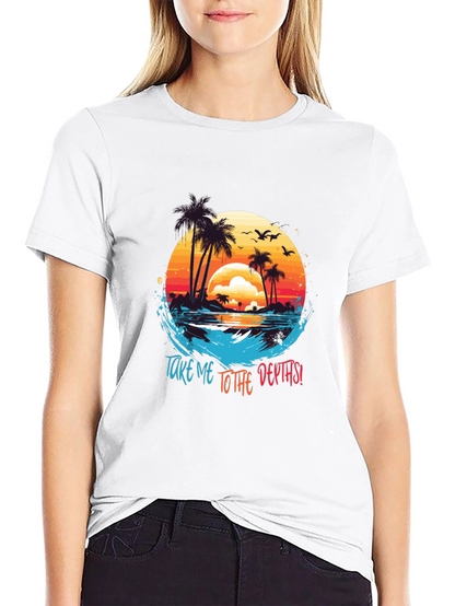 Tropical Island T-Shirt: Take Me To The Depths!