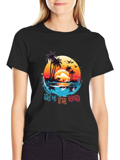 Tropical Island T-Shirt: Take Me To The Depths!