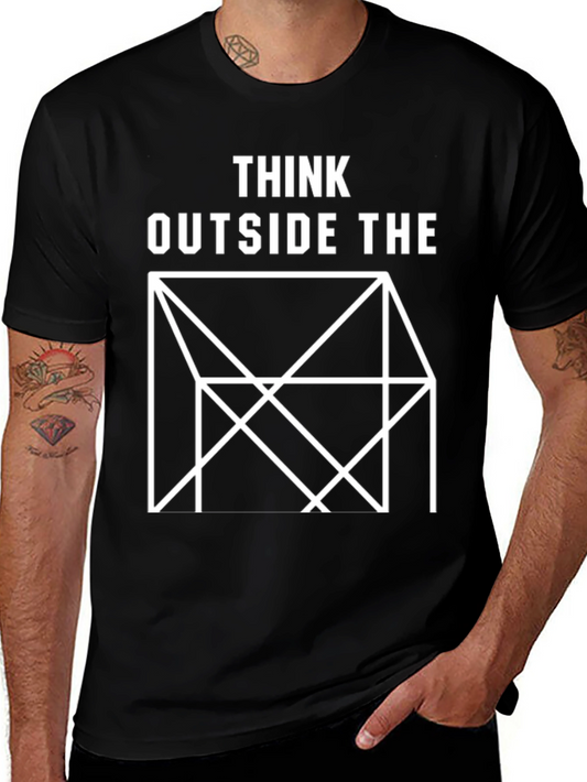 Think Outside the Box Graphic T-Shirt