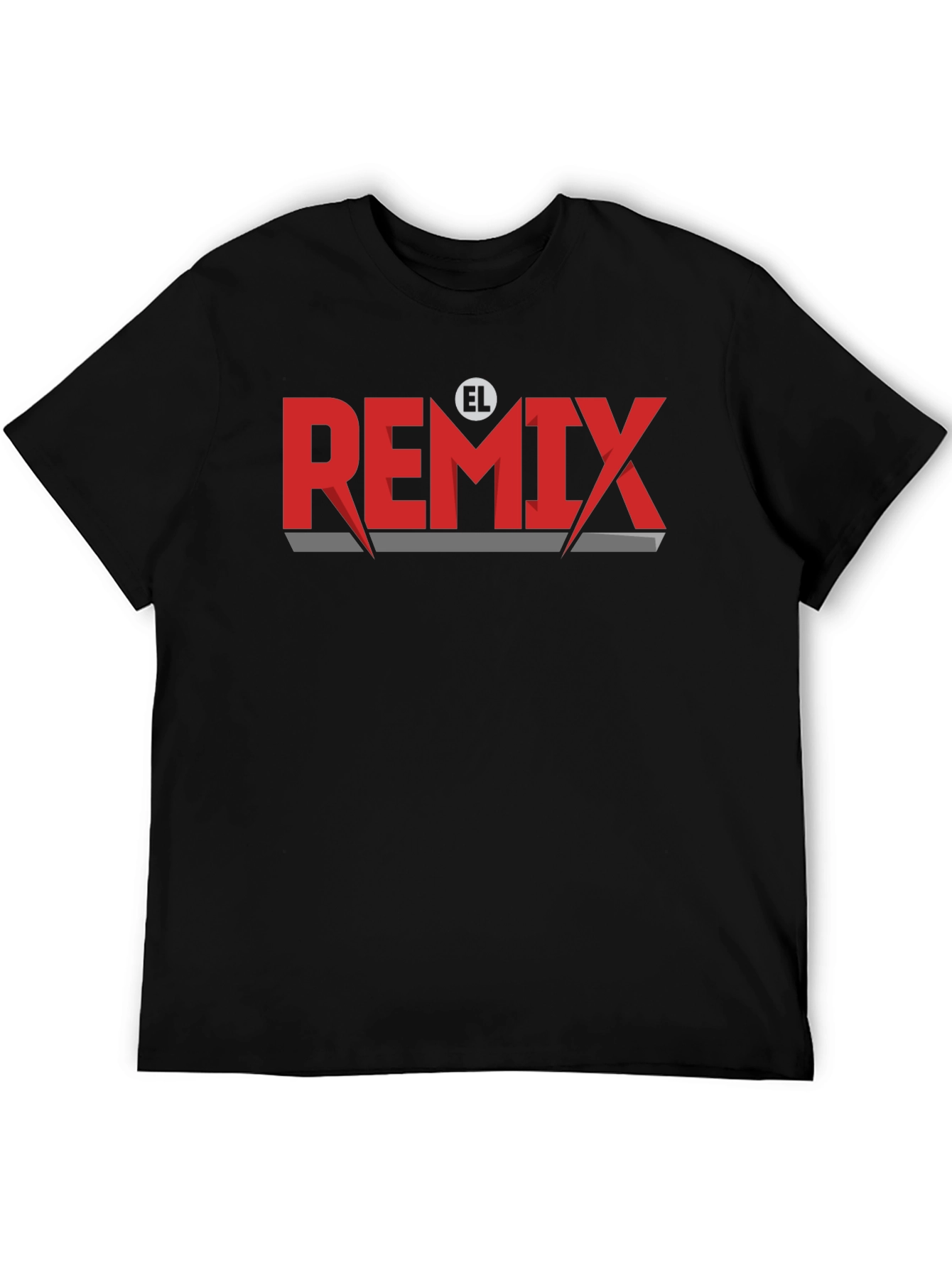 El Remix Graphic Tee - Stylish Black T-Shirt