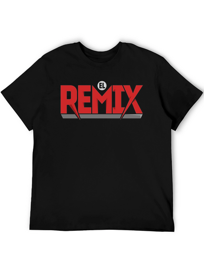 El Remix Graphic Tee - Stylish Black T-Shirt