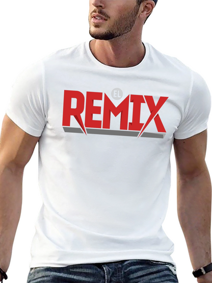 El Remix Graphic Tee - Stylish Black T-Shirt