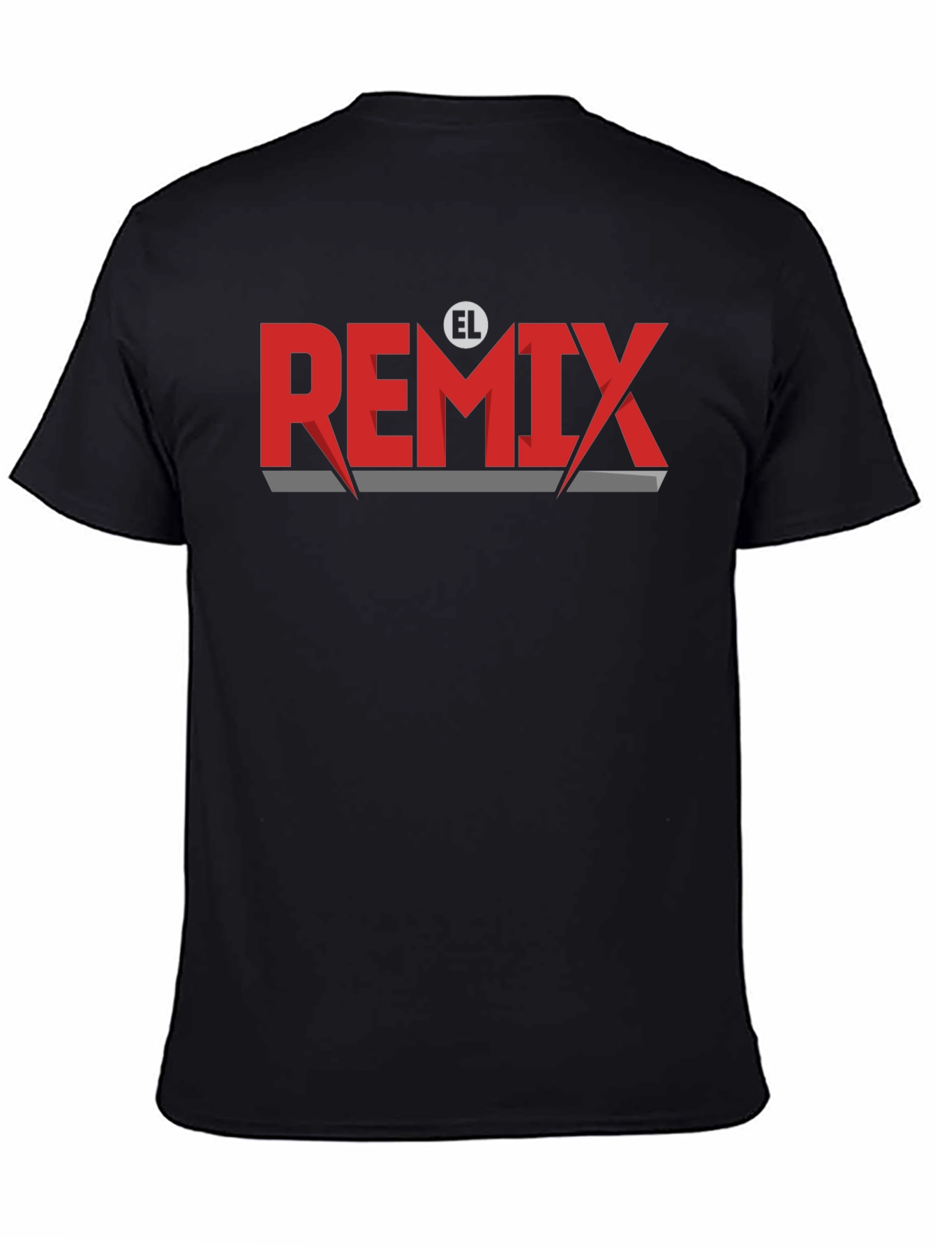 El Remix Graphic Tee - Stylish Black T-Shirt