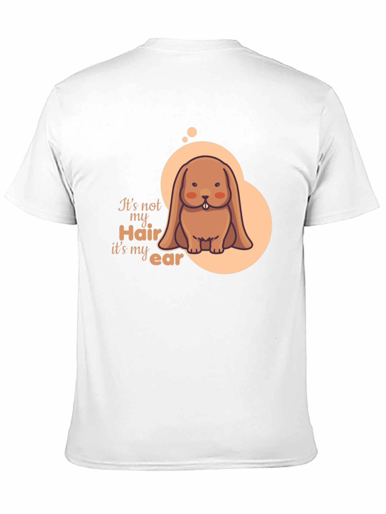 Funny Rabbit Ear T-Shirt - Cute Bunny Lover Tee