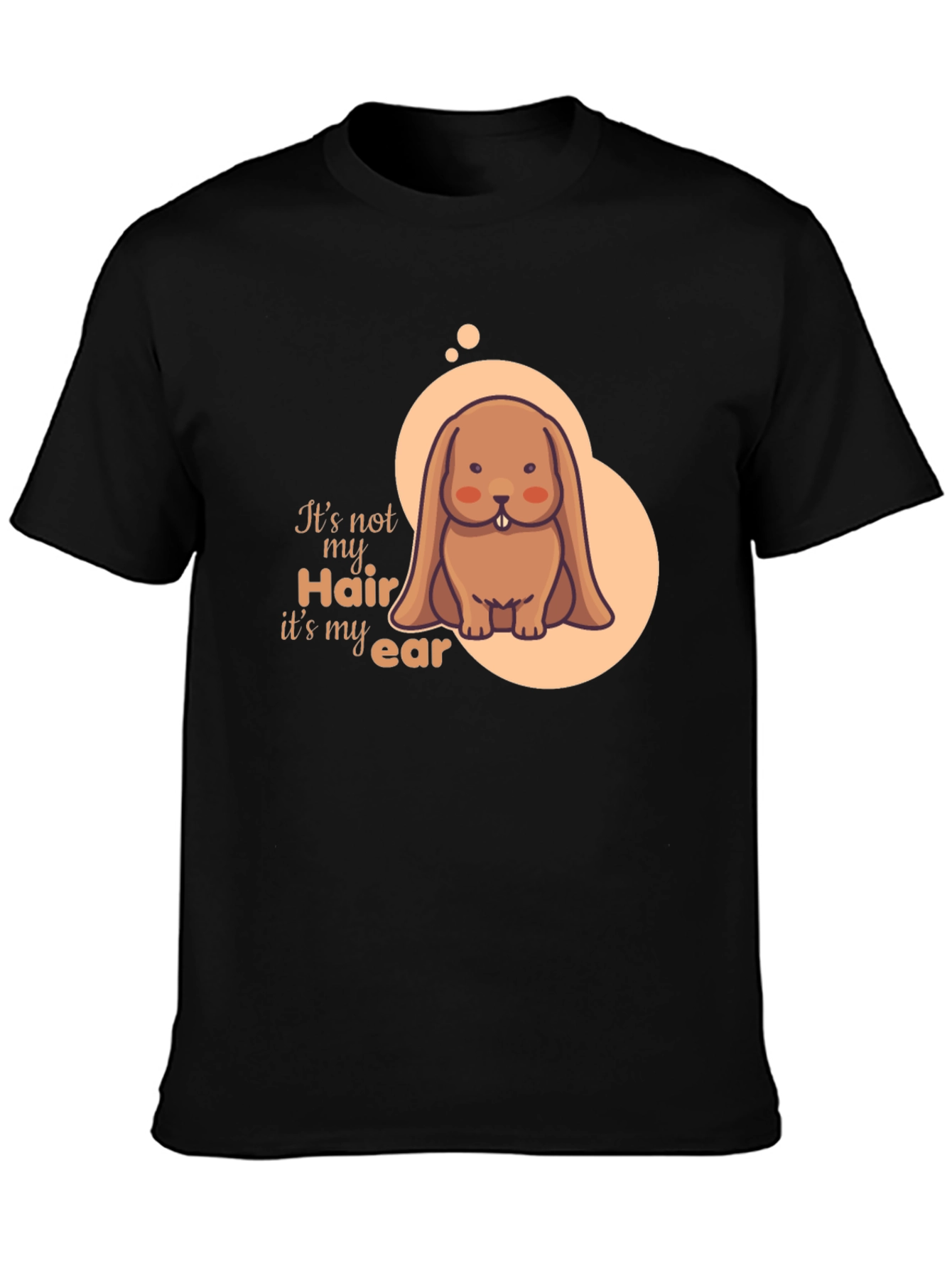 Funny Rabbit Ear T-Shirt - Cute Bunny Lover Tee