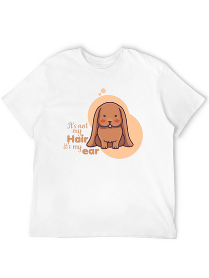 Funny Rabbit Ear T-Shirt - Cute Bunny Lover Tee