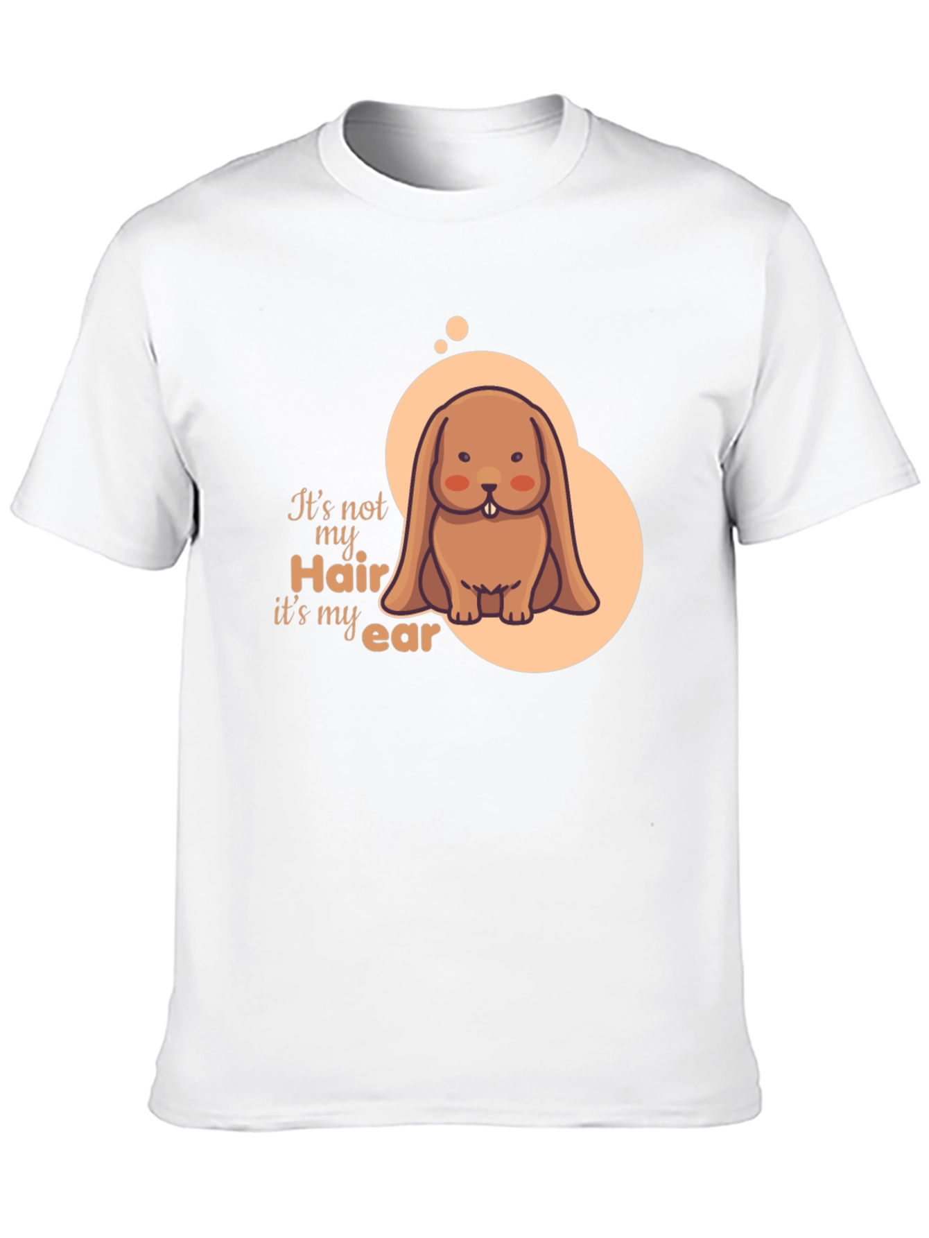 Funny Rabbit Ear T-Shirt - Cute Bunny Lover Tee