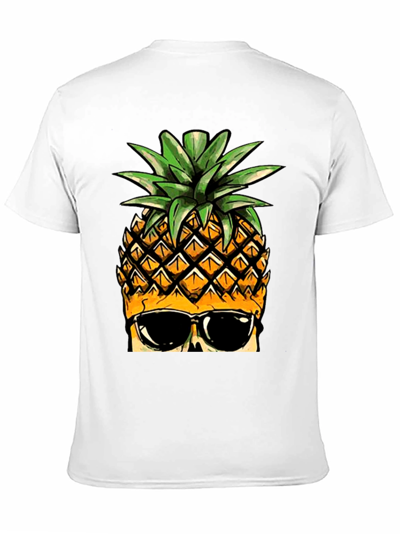 Cool Pineapple Graphic Tee - Black T-Shirt