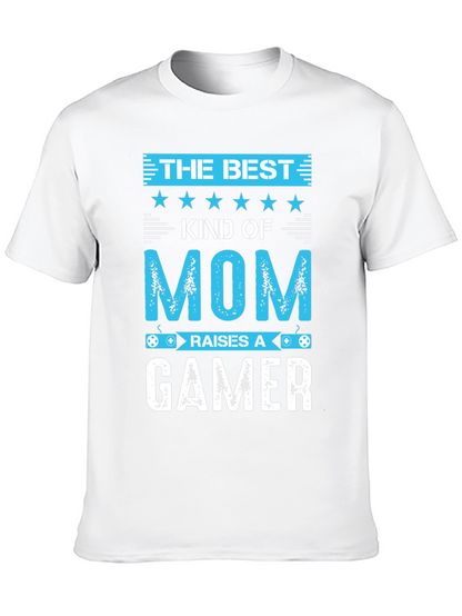 Best Mom Raises a Gamer Graphic Tee