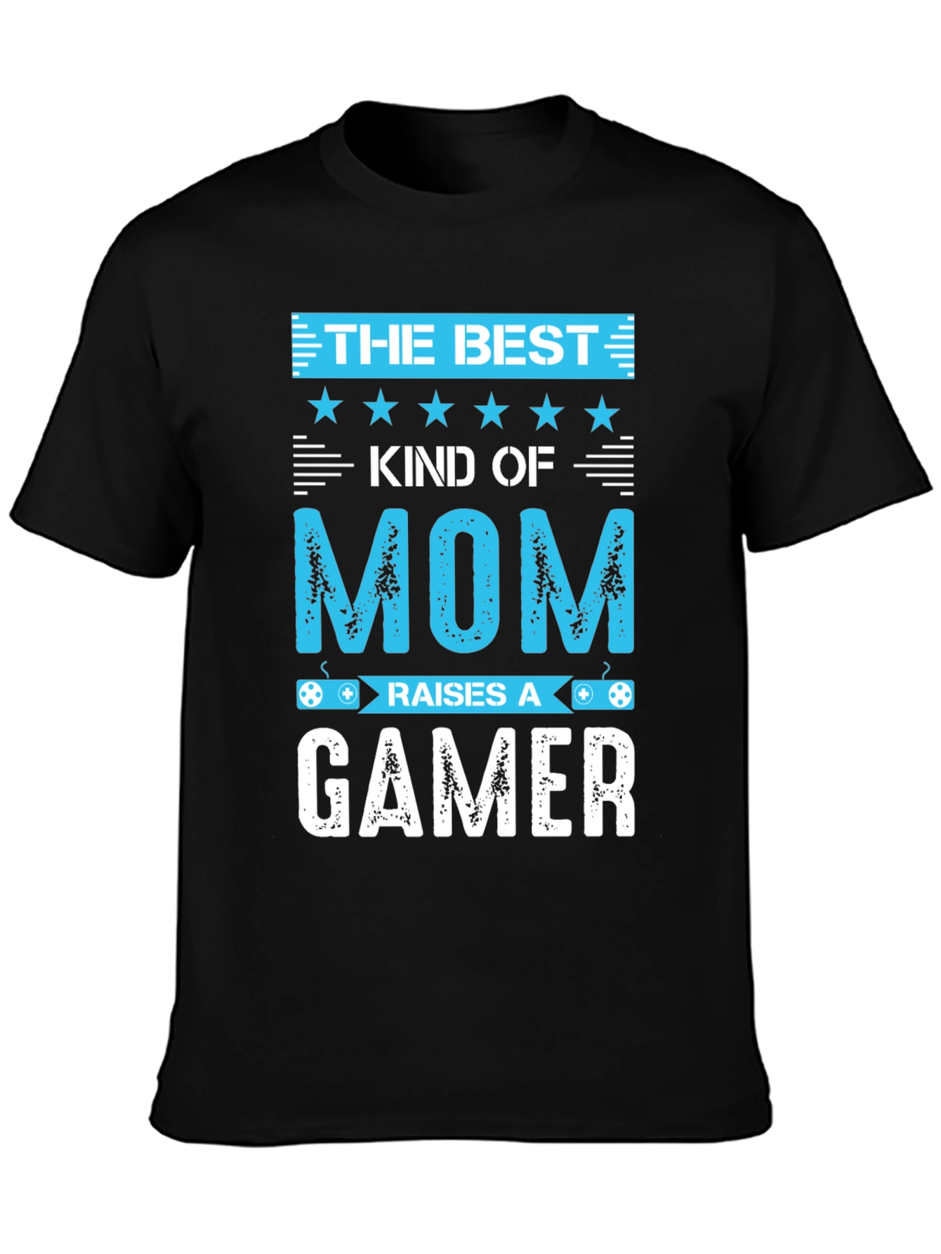 Best Mom Raises a Gamer Graphic Tee