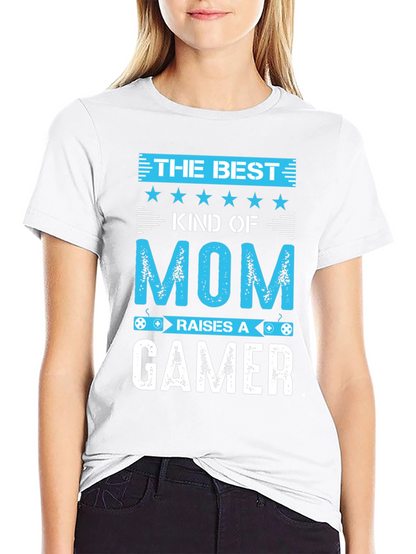 Best Mom Raises a Gamer Graphic Tee