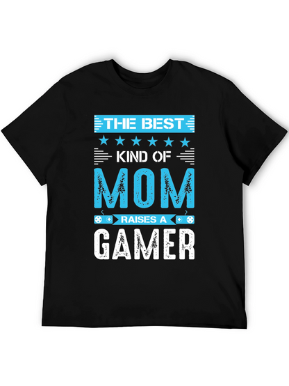 Best Mom Raises a Gamer Graphic Tee