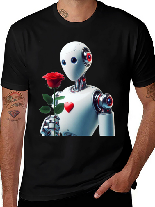 Robot Romance Graphic Tee - Black