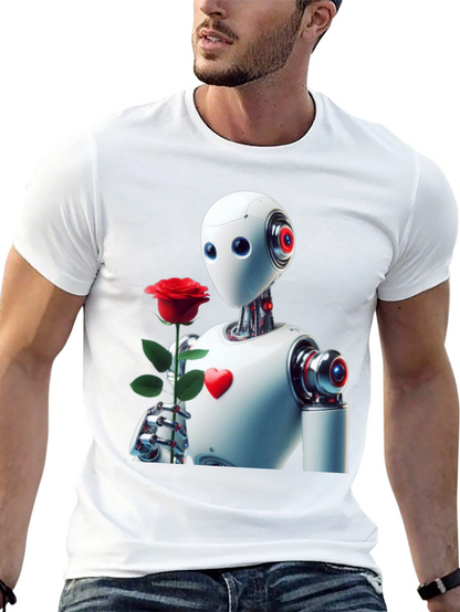 Robot Romance Graphic Tee - Black