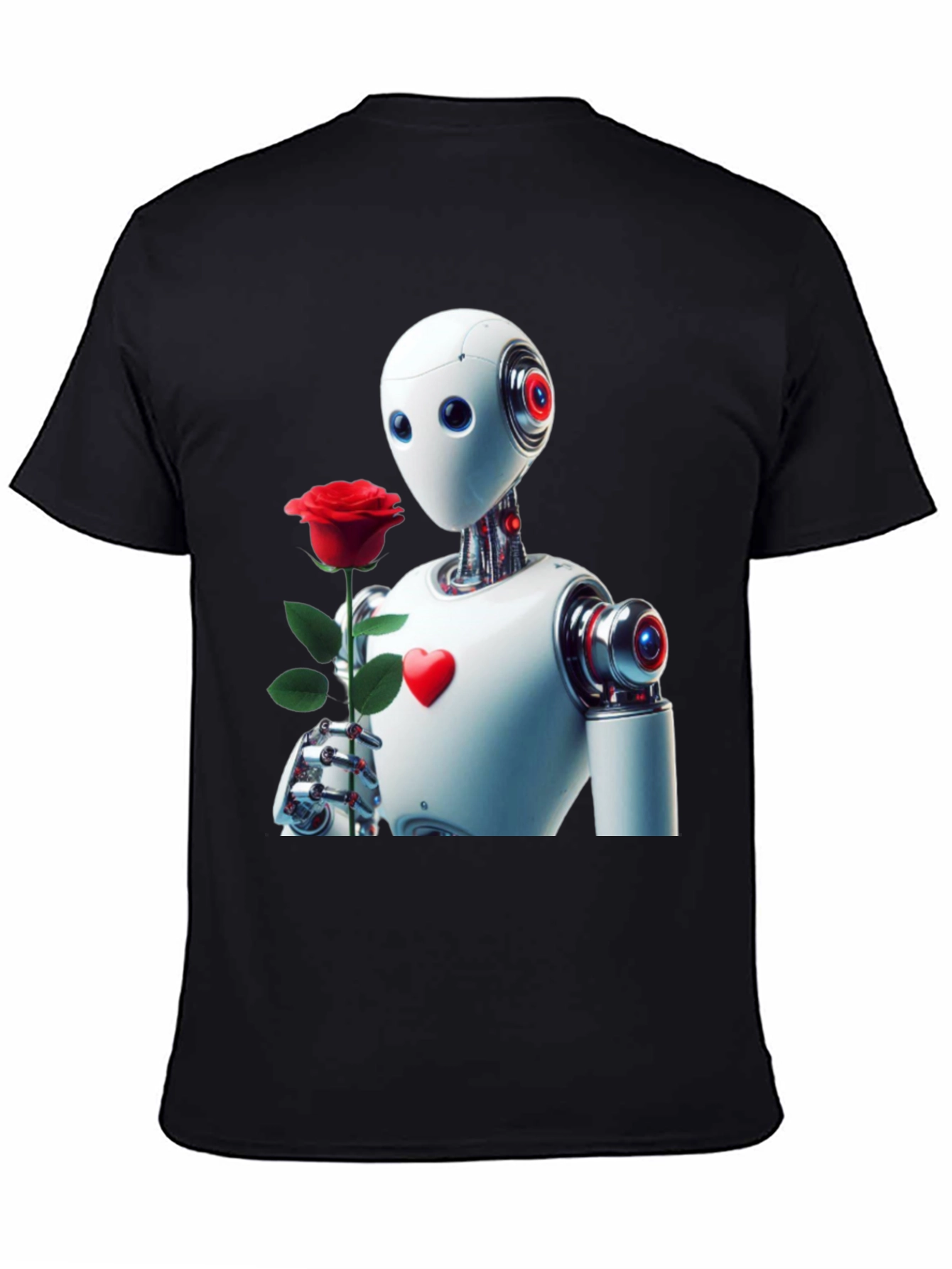 Robot Romance Graphic Tee - Black