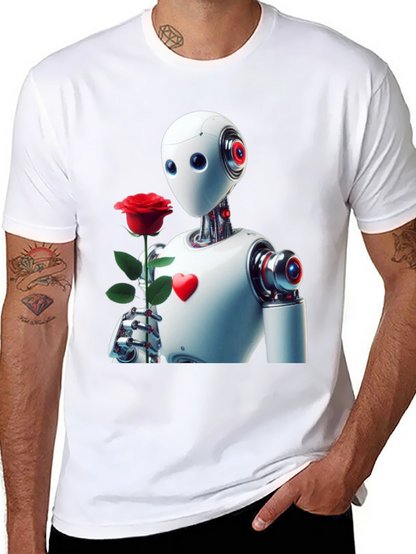 Robot Romance Graphic Tee - Black