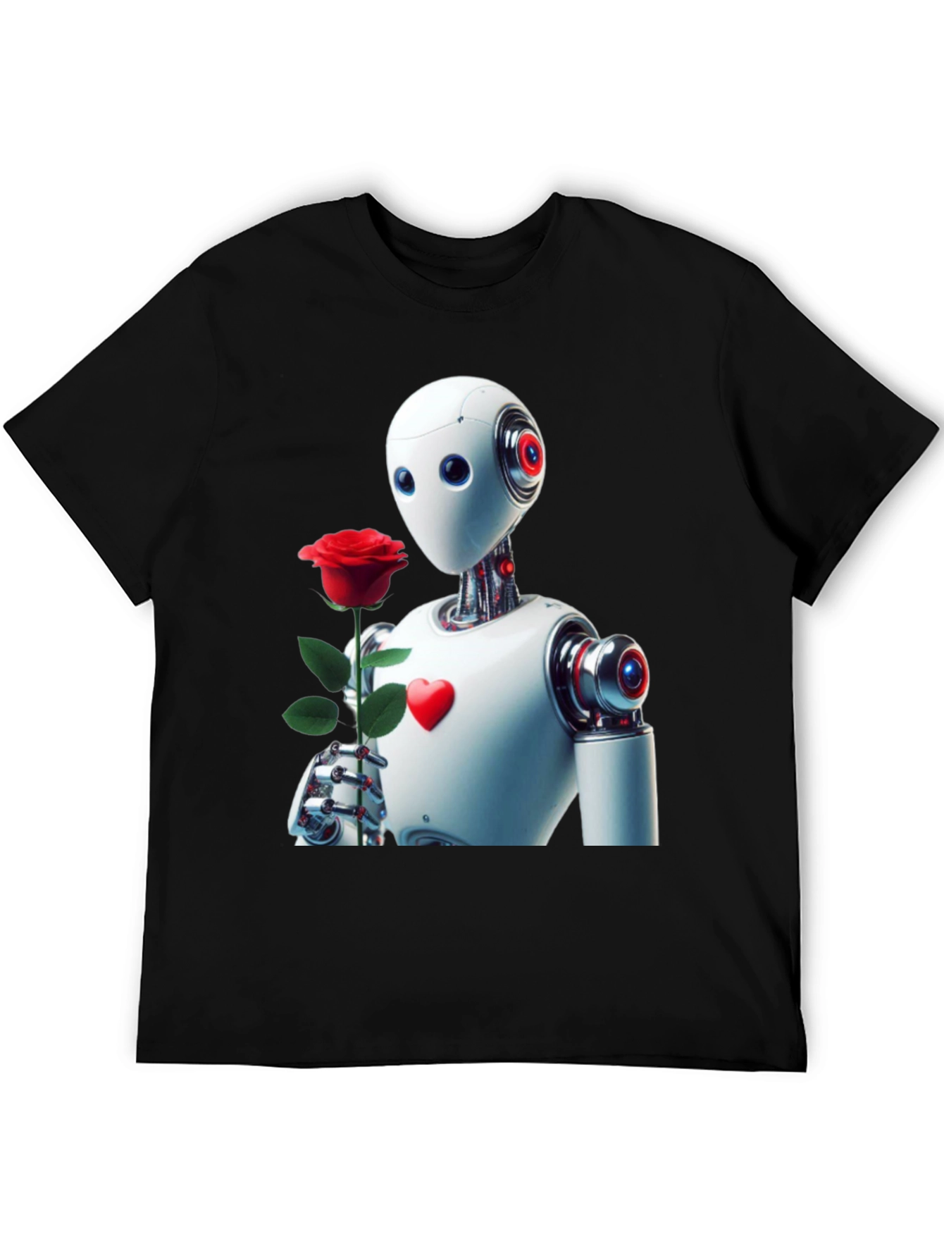 Robot Romance Graphic Tee - Black