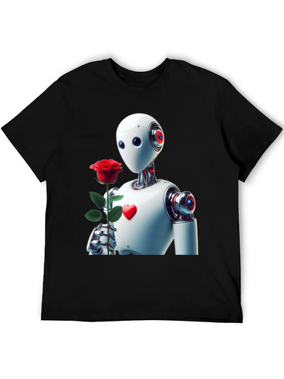 Robot Romance Graphic Tee - Black