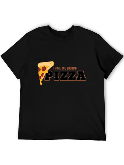 Pizza Lovers Black Graphic Tee
