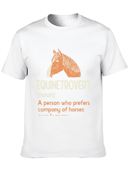 Equinetrovert Horse Lover Graphic T-Shirt