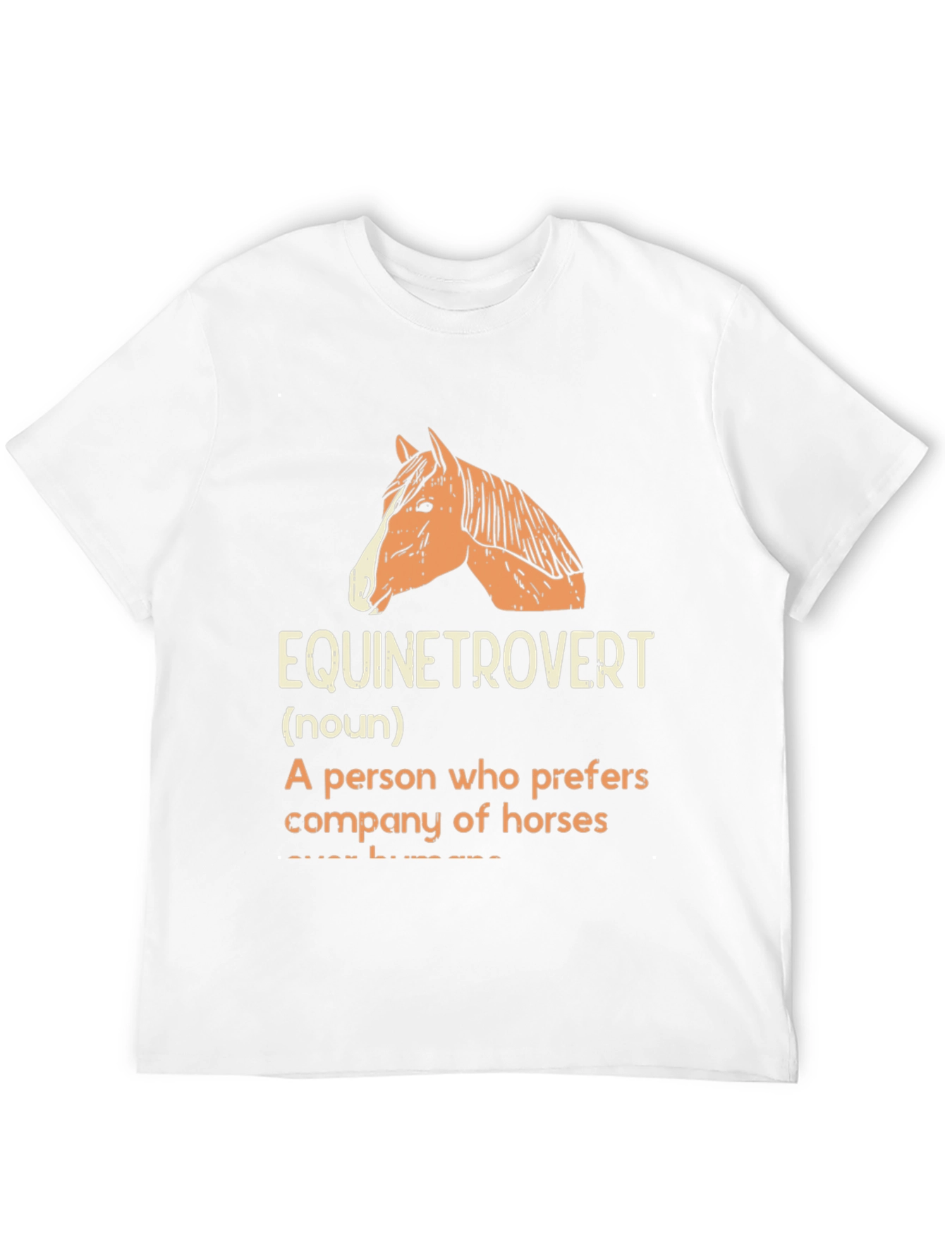 Equinetrovert Horse Lover Graphic T-Shirt