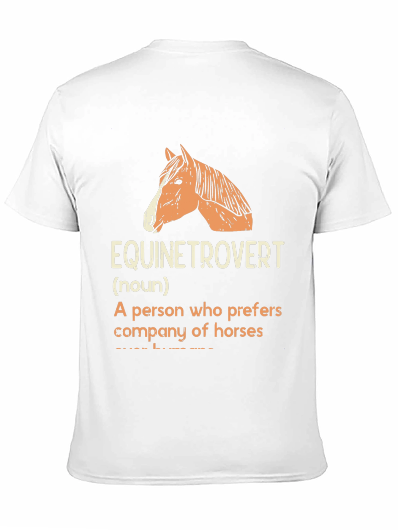 Equinetrovert Horse Lover Graphic T-Shirt
