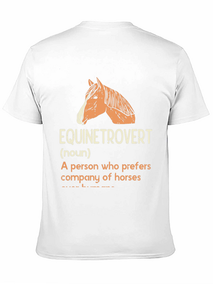 Equinetrovert Horse Lover Graphic T-Shirt