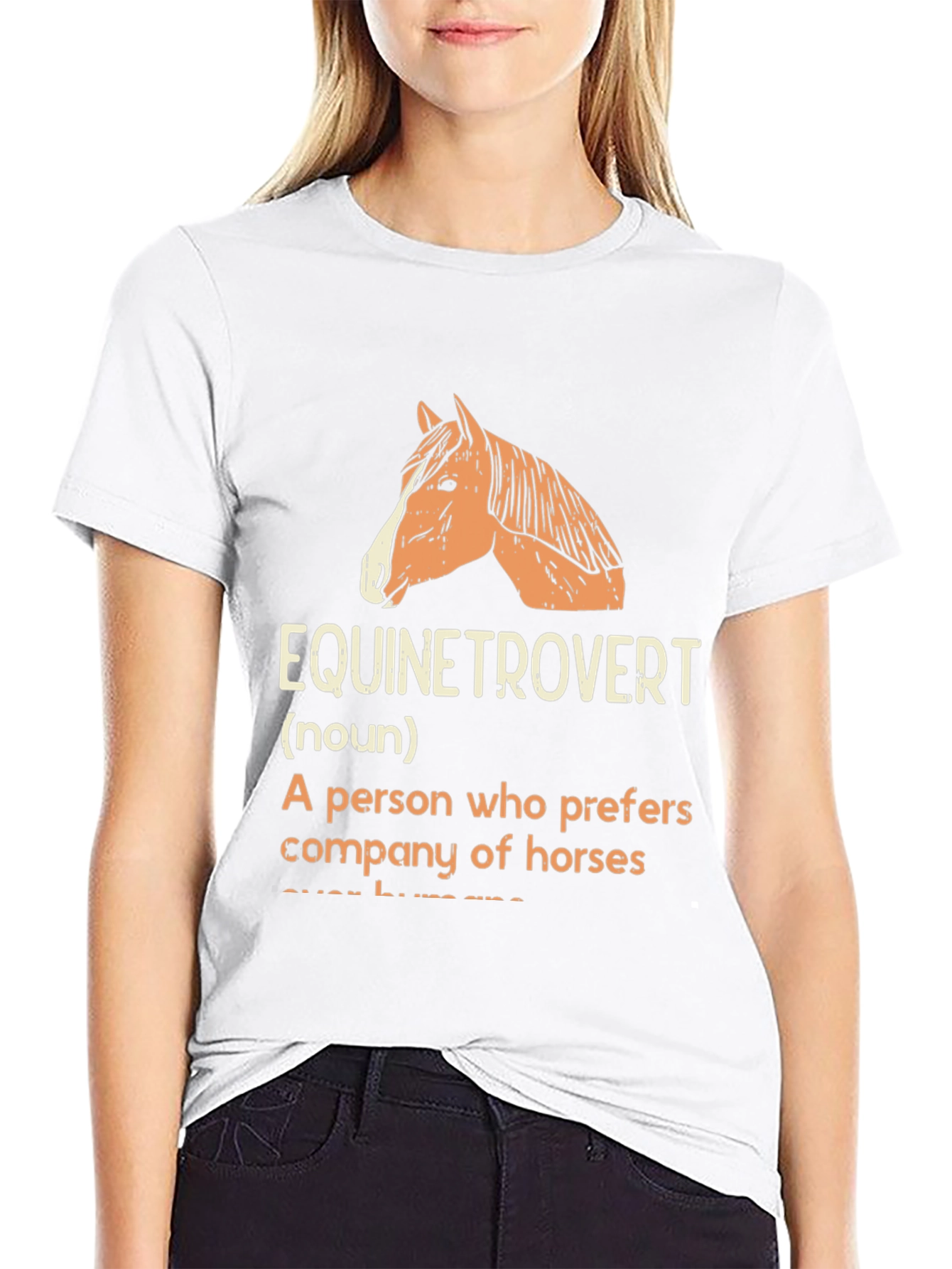 Equinetrovert Horse Lover Graphic T-Shirt