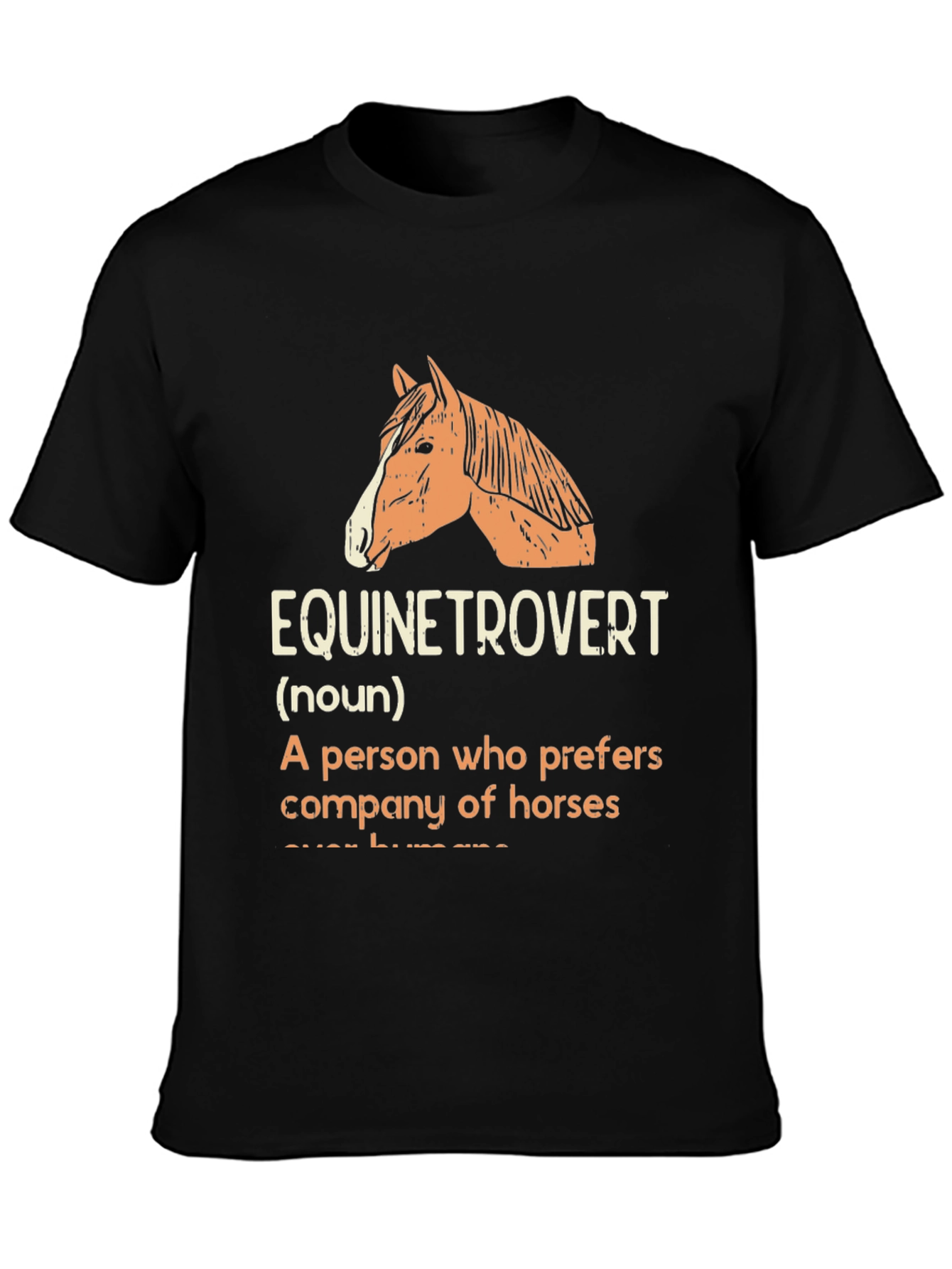 Equinetrovert Horse Lover Graphic T-Shirt
