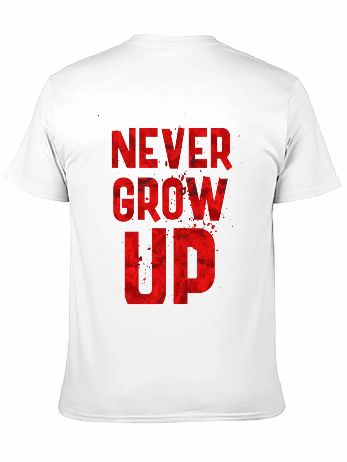 Never Grow Up Graphic Tee - Black