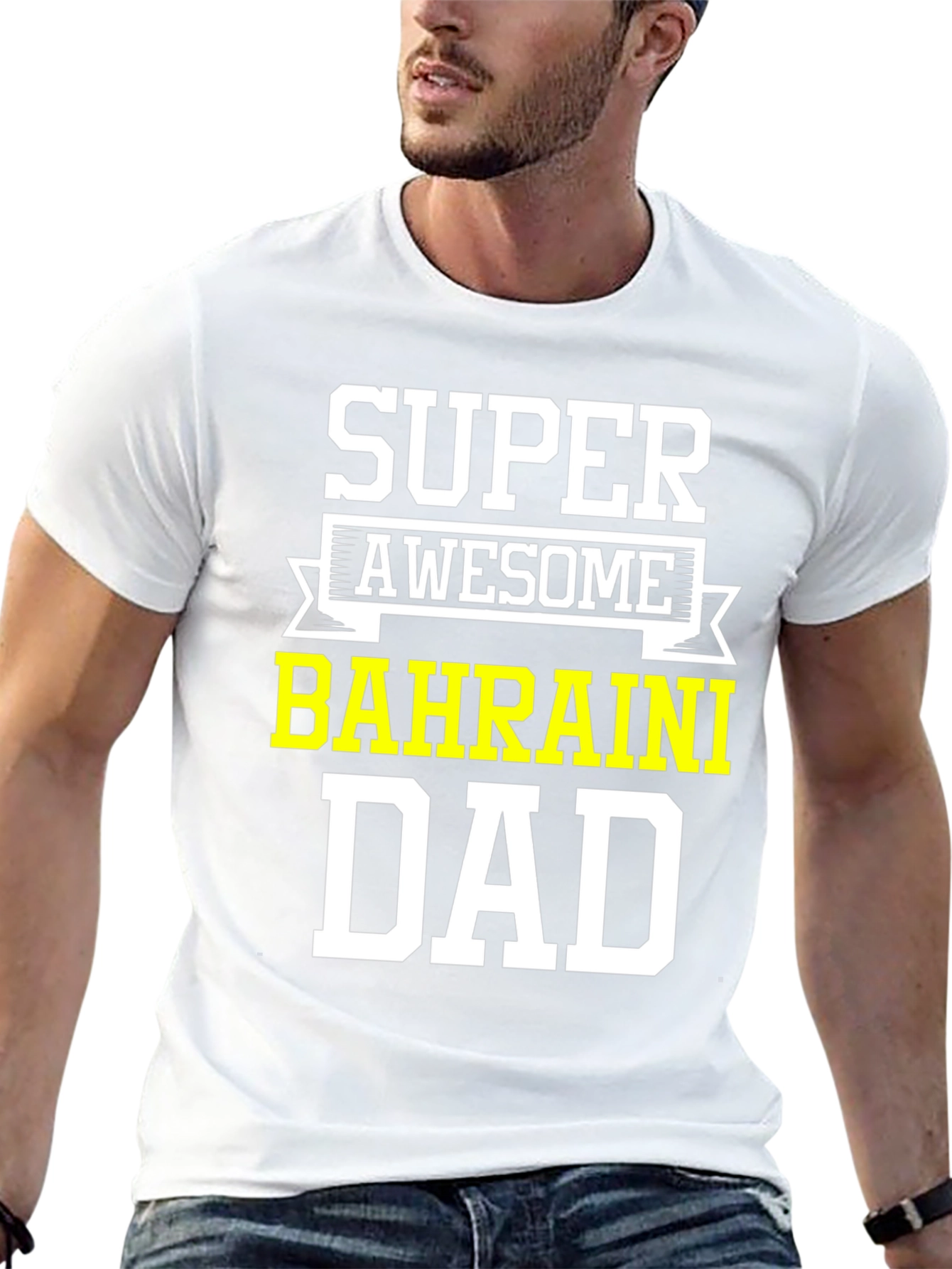 Super Awesome Bahraini Dad T-Shirt