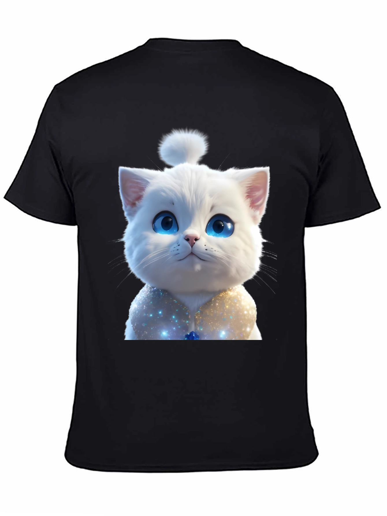 Cute Cat Graphic Tee - Soft & Stylish